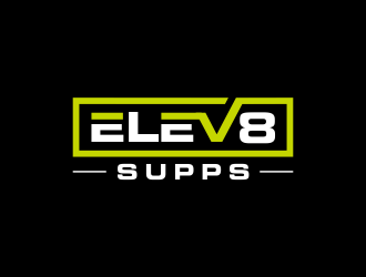 Elev8 Supps logo design by bismillah
