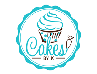 Cakes by K logo design by ingepro