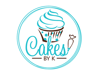Cakes by K logo design by ingepro