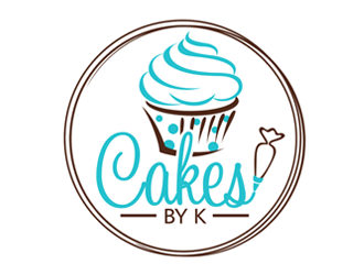 Cakes by K logo design by ingepro
