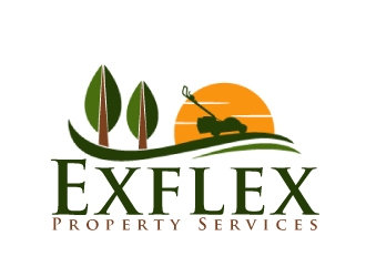 Exflex Property Services logo design by AamirKhan