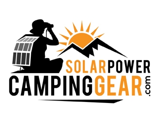 SolarPowerCampingGear.com logo design by MAXR