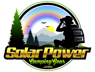 SolarPowerCampingGear.com logo design by Suvendu