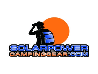 SolarPowerCampingGear.com logo design by aladi
