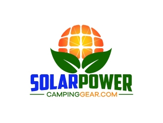SolarPowerCampingGear.com logo design by karjen