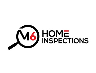 M6 Home Inspections logo design by gogo