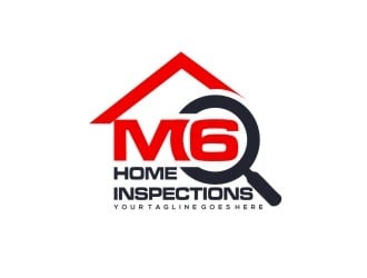 M6 Home Inspections logo design by maspion