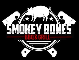 Smokey Bones BBQ & Grill  logo design by AamirKhan
