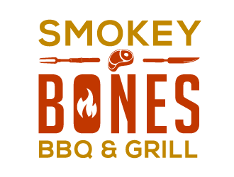Smokey Bones BBQ & Grill  logo design by Ultimatum