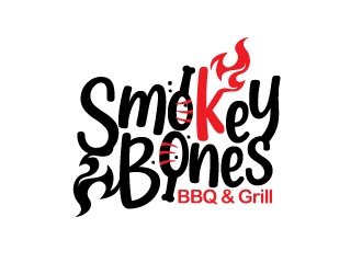 Smokey Bones BBQ & Grill  logo design by gogo