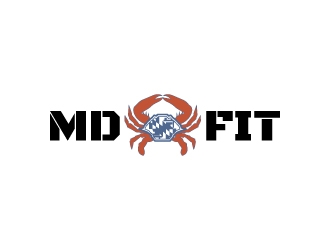 MD FIT  logo design by MUSANG