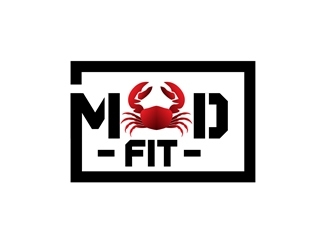MD FIT  logo design by dennnik
