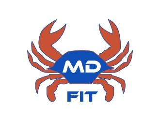 MD FIT  logo design by twomindz