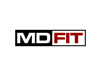 MD FIT  logo design by p0peye