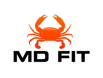 MD FIT  logo design by AamirKhan
