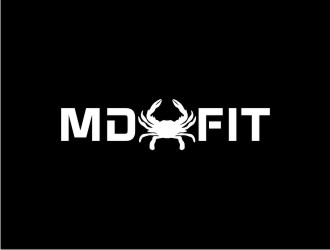 MD FIT  logo design by Adundas