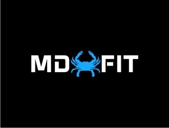 MD FIT  logo design by Adundas