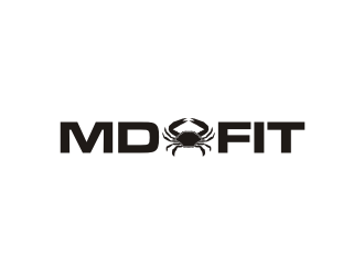 MD FIT  logo design by blessings