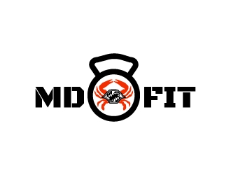 MD FIT  logo design by MUSANG