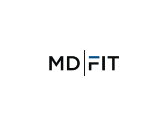 MD FIT  logo design by muda_belia