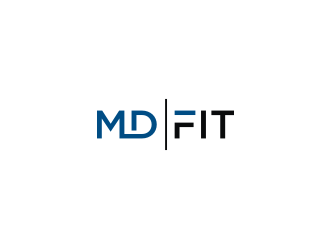 MD FIT  logo design by muda_belia