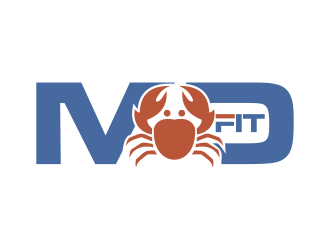 MD FIT  logo design by cahyobragas