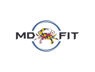 MD FIT  logo design by Kanya