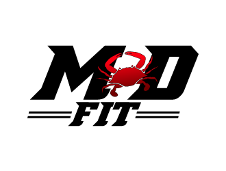 MD FIT  logo design by bluespix