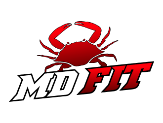 MD FIT  logo design by bluespix