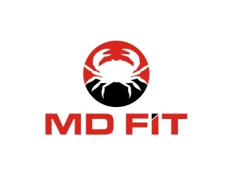 MD FIT  logo design by sabyan