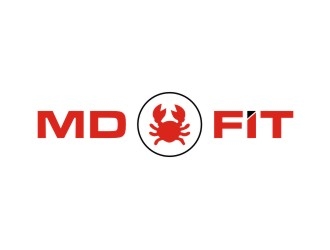 MD FIT  logo design by sabyan