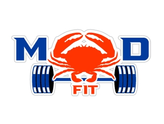 MD FIT  logo design by uttam