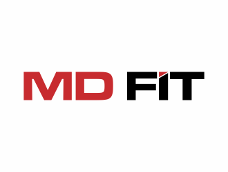 MD FIT  logo design by yoichi