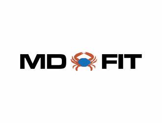 MD FIT  logo design by yoichi