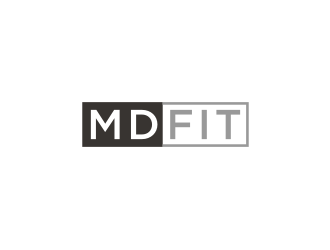 MD FIT  logo design by Artomoro