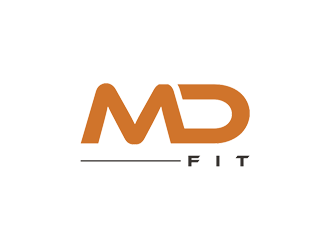MD FIT  logo design by Rizqy