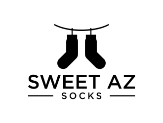 Sweet Az Socks  logo design by p0peye