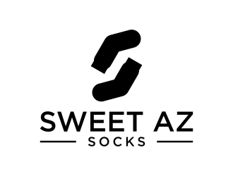 Sweet Az Socks  logo design by p0peye
