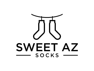 Sweet Az Socks  logo design by p0peye