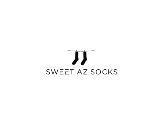 Sweet Az Socks  logo design by hopee