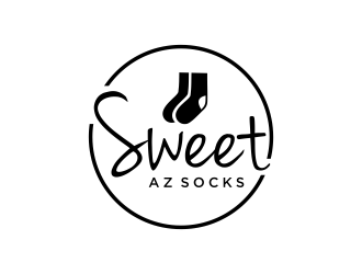 Sweet Az Socks  logo design by checx