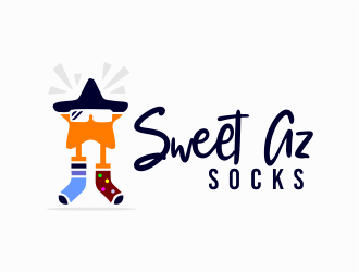 Sweet Az Socks  logo design by mr_n