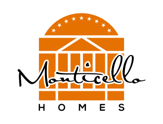 Monticello Homes logo design by cintoko