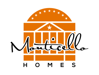 Monticello Homes logo design by cintoko