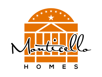 Monticello Homes logo design by cintoko