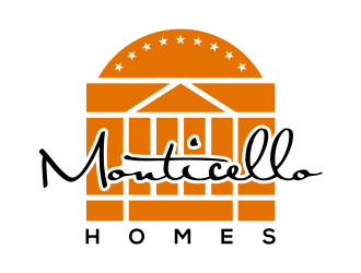 Monticello Homes logo design by cintoko