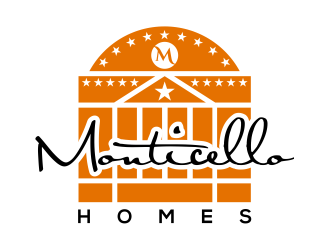 Monticello Homes logo design by cintoko