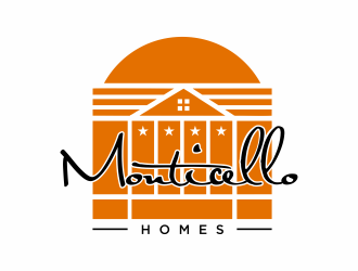 Monticello Homes logo design by Msinur