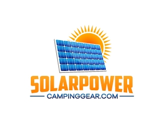 SolarPowerCampingGear.com logo design by Kirito