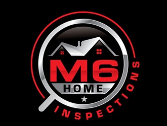 M6 Home Inspections logo design by gogo